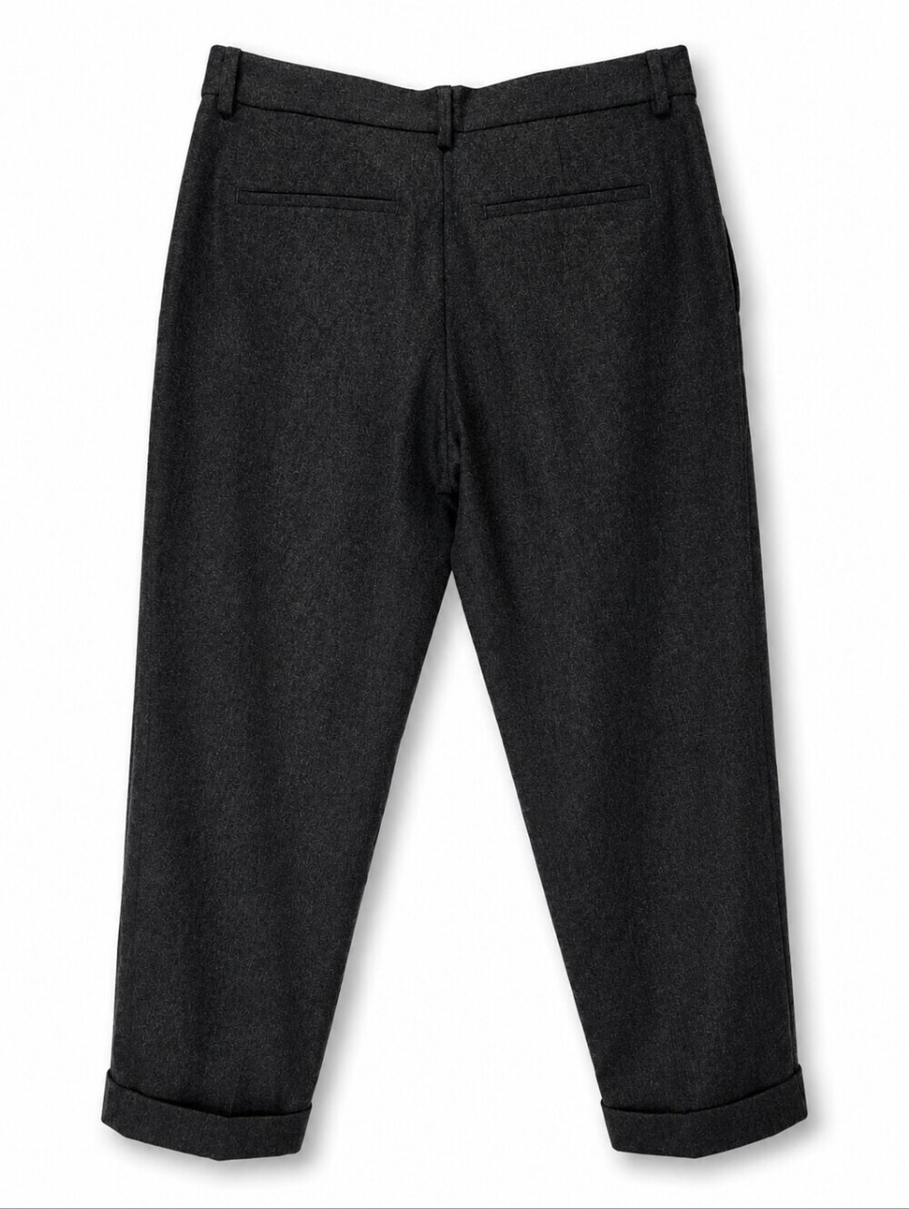 COS Womens Charcoal Tailored Dress Pants Classic Workwear Wool And Cashmere - Picture 2 of 14